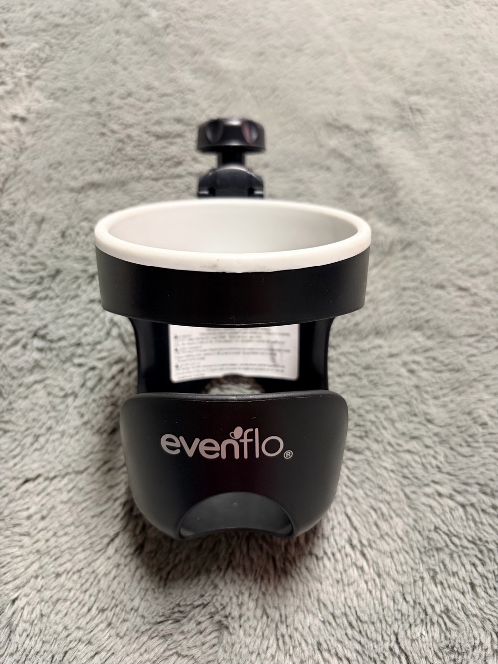 Evenflo Black and White Stroller Cup Holder